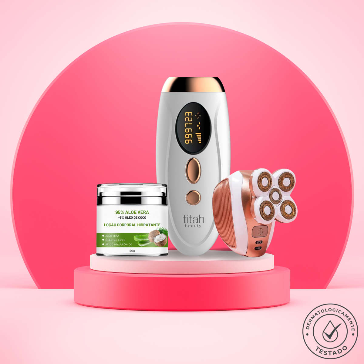 (SUPER LANÇAMENTO) TITAH IPL PRO EVOLUTION • Removedor de Pelos Permanente e Indolor (APROVADO CE, FCC)